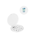 Câble de charge ultra-rapide avec kit d'adaptateurs en ABS recyclé avec zone d'impression