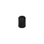 Adaptateur allume-cigare ultra-rapide avec deux ports USB couleur noir deuxième vue