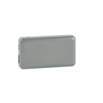 Batterie externe ultra-compacte avec capacité de 4 000 mAh couleur gris première vue
