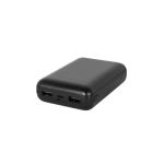 Powerbank écologique avec indicateur de charge 10 000 mAh couleur noir
