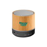 Enceinte portable écologique avec connexion BT 5.3 et puissance 3W couleur naturel image avec logo