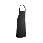 Tablier en sergé de coton idéal pour cuisiner 180 g/m² couleur noir