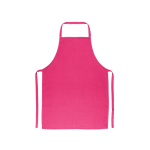Tablier en sergé de coton idéal pour cuisiner 180 g/m² couleur rose première vue