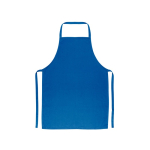 Tablier en sergé de coton idéal pour cuisiner 180 g/m² couleur bleu roi première vue