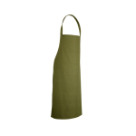 Tablier en sergé de coton idéal pour cuisiner 180 g/m² couleur vert foncé