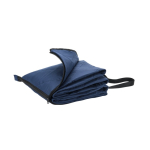 Couverture de pique-nique pliable en polyester se transformant en sac couleur bleu cinquième vue