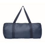 Sac de sport avec poche frontale et capacité de 20L couleur bleu quatrième vue