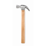 Marteau de menuisier classique en bois avec tête en acier couleur bois