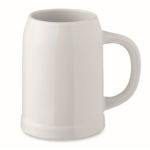 Chope à bière spéciale sublimation 500ml couleur blanc