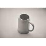 Chope à bière spéciale sublimation 500ml couleur blanc deuxième vue photographique