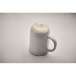 Chope à bière spéciale sublimation 500ml couleur blanc troisième vue photographique