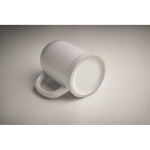 Chope à bière spéciale sublimation 500ml couleur blanc quatrième vue photographique
