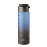 Bouteille anti-fuite en RPET avec indicateur d’hydratation 1L couleur bleu huitième vue