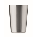 Verre en acier inoxydable avec housse amovible en similicuir 350ml couleur noir septième vue