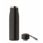 Bouteille anti-fuite en acier inoxydable avec anse en corde 500ml couleur noir septième vue