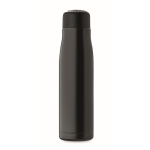Bouteille anti-fuite en acier inoxydable avec anse en corde 500ml couleur noir neuvième vue