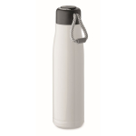 Bouteille anti-fuite en acier inoxydable avec anse en corde 500ml couleur blanc