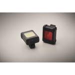 Set de 2 lampes rechargeables avec 3 modes d’éclairage pour vélos couleur noir cinquième vue photographique
