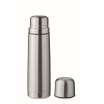 Thermos inox recyclé avec 2 tasses intégrées dans le couvercle 750ml couleur argenté mat deuxième vue