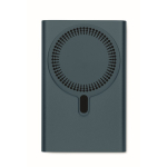 Chargeur sans fil magnétique à charge rapide et batterie externe 15W couleur bleu cinquième vue