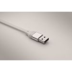Porte-clés et support pour téléphone avec câbles de charge de 26 cm couleur blanc sixième vue photographique