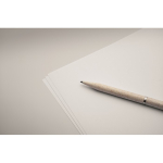 Set de 2 stylos en paille de blé avec encre bleue et graphite couleur beige cinquième vue photographique