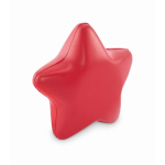 Anti-stress classique en forme d’étoile en différentes couleurs couleur rouge