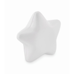 Anti-stress classique en forme d’étoile en différentes couleurs couleur blanc