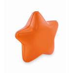 Anti-stress classique en forme d’étoile en différentes couleurs couleur orange