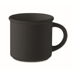 Tasse monochrome mate avec bord supérieur 300ml couleur noir