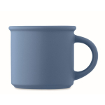 Tasse monochrome mate avec bord supérieur 300ml couleur bleu troisième vue