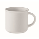 Tasse monochrome mate avec bord supérieur 300ml couleur blanc