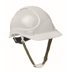 Casque de travail avec bandeau ajustable entre 52 et 62 cm couleur blanc