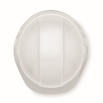 Casque de travail avec bandeau ajustable entre 52 et 62 cm couleur blanc dixième vue