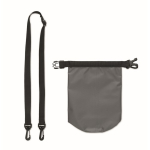 Sac en polyester imperméable de 1,5 litre Bayside couleur gris foncé cinquième vue