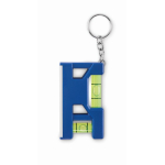 Porte-clés avec double niveau à bulle, règle et base magnétique couleur bleu roi septième vue
