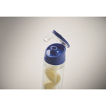 Bouteille d’eau avec infuseur amovible et poignée de transport couleur bleu roi quatrième vue photographique