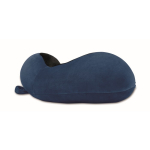 Oreiller de voyage en mousse conçu pour soutenir le cou couleur bleu sixième vue