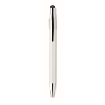 Stylo anti-stress avec spinner sur le dessus, encre bleue couleur blanc cinquième vue