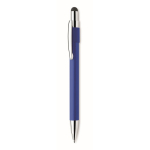 Stylo anti-stress avec spinner sur le dessus, encre bleue couleur bleu roi