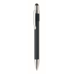 Stylo anti-stress avec spinner sur le dessus, encre bleue couleur bleu marine