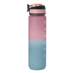 Bouteille en RPET avec bec et indicateur d’hydratation 1 L