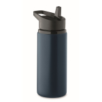 Bouteille en acier inoxydable recyclé avec bec et anse 500 ml couleur bleu marine