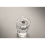 Verre avec couvercle anti-goutte et paille en verre 300ml couleur transparent sixième vue photographique