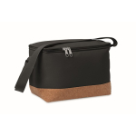 Sac isotherme en RPET avec détail en liège à la base 5L couleur noir