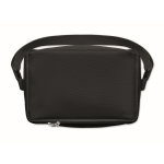 Sac isotherme en RPET avec détail en liège à la base 5L couleur noir quatrième vue