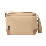 Sac isotherme en RPET avec détail en liège à la base 5L couleur kaki sixième vue