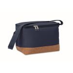 Sac isotherme en RPET avec détail en liège à la base 5L couleur bleu marine