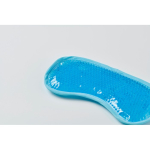Masque de sommeil avec perles de gel, dans un sac à cordon couleur bleu ciel septième vue photographique