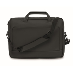 Mallette ordinateur portable anses et bandoulière ajustable 15 pouces couleur noir deuxième vue